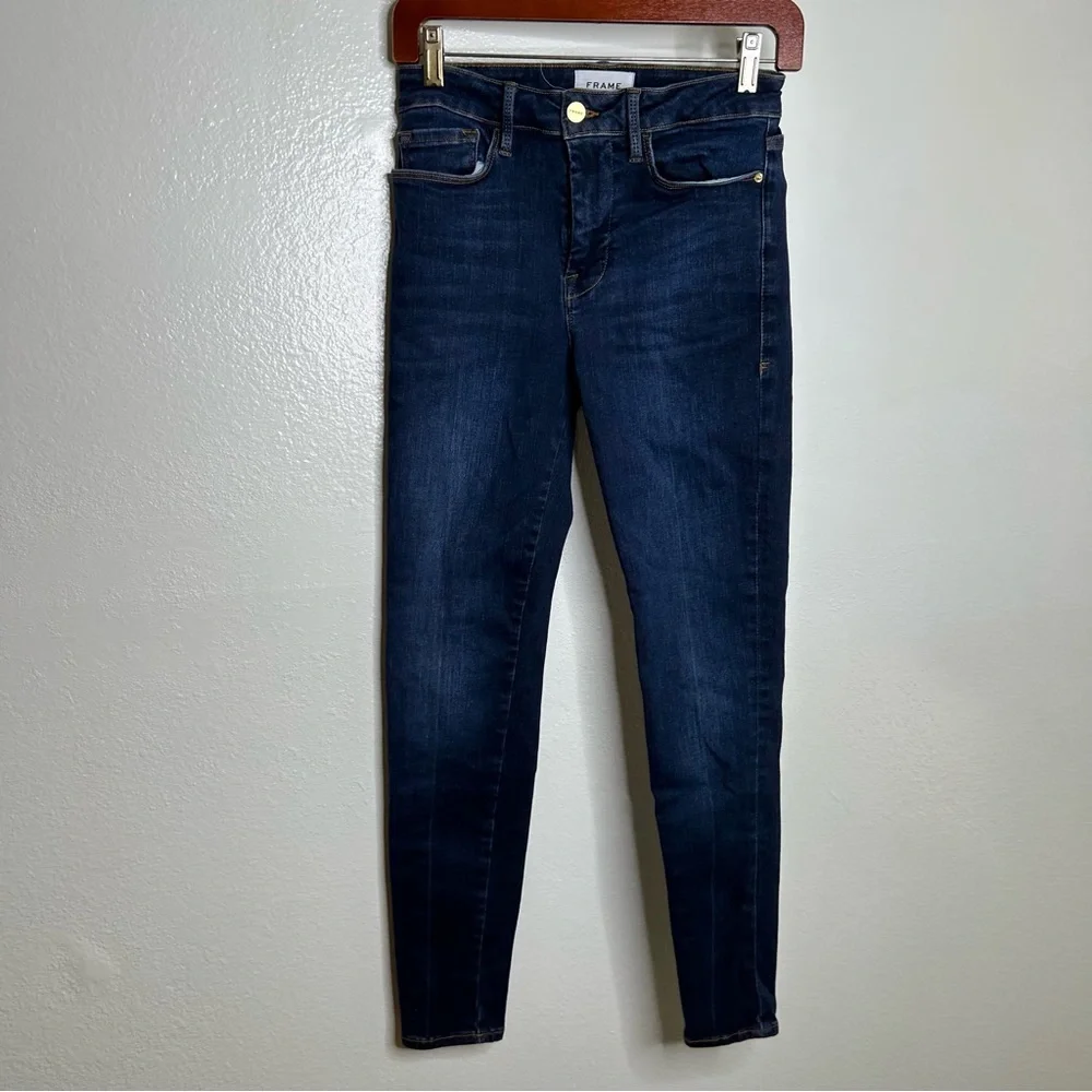 FRAME Denim Le One Skinny Jean High Rise in Kodak (Fits 25-29) - Picture 6 of 11